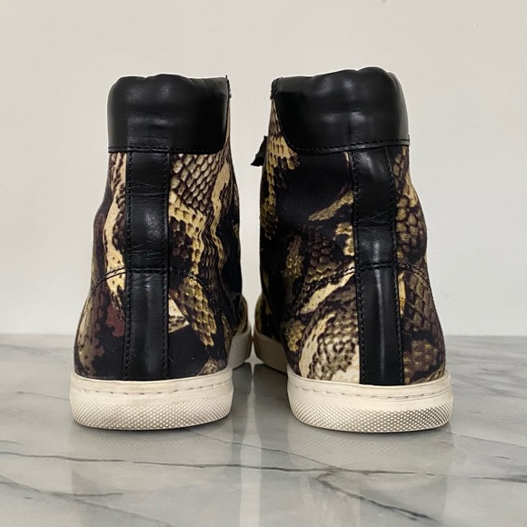 LANVIN Leather & Snakeskin Print High Tops, 35, 5 - Picture 3 of 8